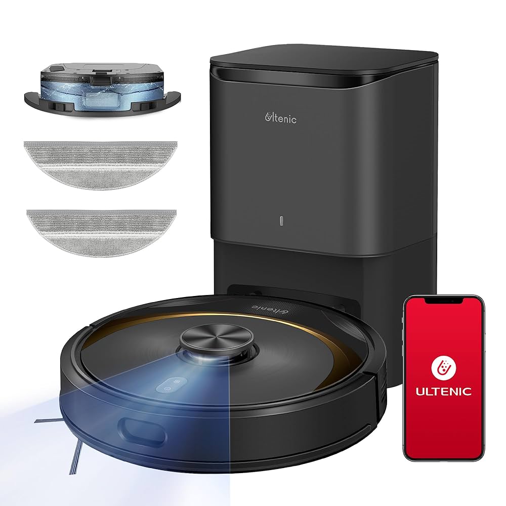 【動作品】ultenic 掃除機 t10 elite Ultenic T10 Elite Robot Vacuum Self Emptying for 45 Days